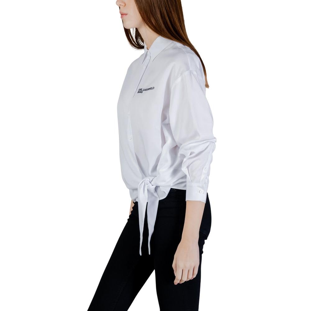 Karl Lagerfeld Jeans Damen Tied Blouse