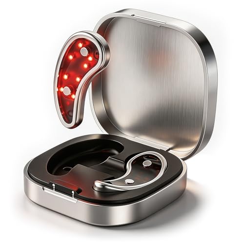 Eye Pods for Eye Bags Red Light Therapy Portable Under-Eye Massager Patches Gentle Non-Invasive Eyepods for Under Eye Bags Reduces Dark Circles & Puffiness for Daily Skincare Routine (Basic style)