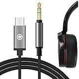 Geekria QuickFit USB-C Digital to Audio Cable Compatible with Sony WH-1000XM4 WH-1000XM3 WH-CH700N...