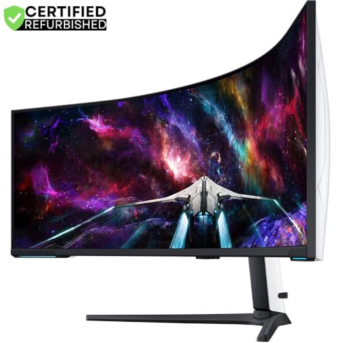 Image of Samsung LS57CG952NNXZA 57 inch Odyssey Neo G9 Curved Gaming Monitor (Renewed) Bundle with 2 YR CPS Enhanced Protection Pack