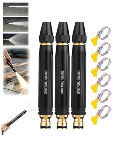 3PCS Home High-Pressure Car Wash Water Gun with Booster Nozzle,Household high-pressure car wash water gun, suitable for watering plants and vegetables as well as washing cars