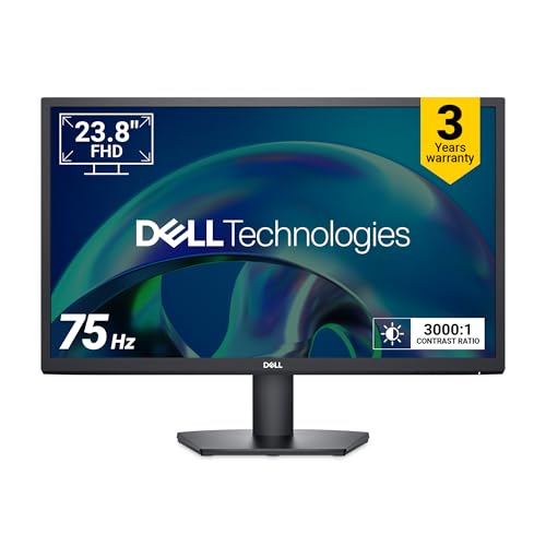 Image of Dell SE2425H 24 inch /60.96cm FHD Monitor|5ms|75Hz|VA Panel|Aspect Ratio 16:9|3000:1 Contrast Ratio|Brightness 250 cd /m2|Ports 1x HDMI, 1x VGA|Tilt|Antiglare|Narrow Bezel|Eye Comfort Technology
