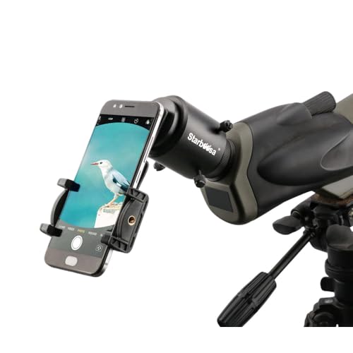 Adaptador de teléfono en aluminio para telescopios y observación de aves premium 5