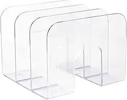 Organizador de Livros Standard, Waleu, Cristal