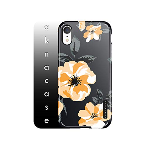 iPhone XR Case Vintage Floral, Akna Sili-Tastic Series High Impact Silicon Cover