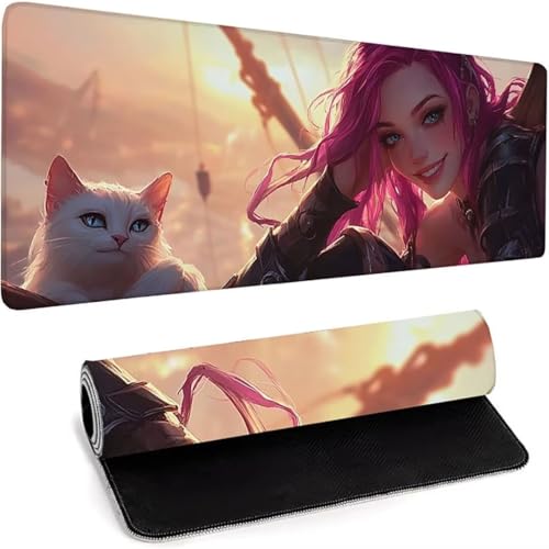 Gaming Mouse Mat/Large Mouse Pad 600 x 300 x 3mm / Xxl Mouse Pad/Large Size Extended Waterproof | Improved Precision And Speed | For Stable Grip On Smooth Surfaces | Non-Slip Black Landscape P-4