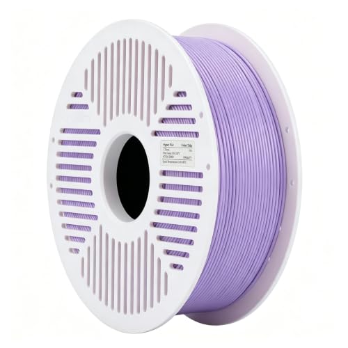 Image of Creality PLA Filament with Reusable Spool 1KG, 1.75mm PLA 3D Printing Filament 2.2lbs High Dimensional Accuracy, Easy Installation Detachable Spool, Fits for Most 3D Printers, Purple Tulip