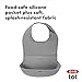 OXO Tot Roll-Up Bib- Gray