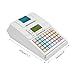 Cash Register, Cash Management System, Menu Based Control System Cash Register with Printer, Multi-Functions Commercial Cash Register for Small Businesses, Clear 8-Bit Operator Display