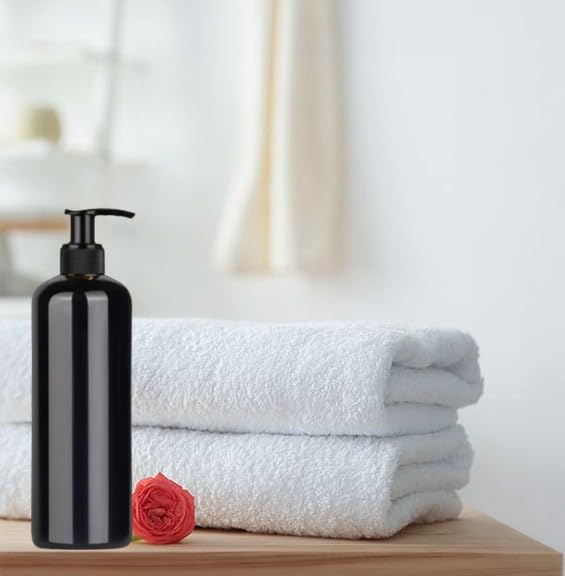 Harrods 5-Piece Empty Refillable Shampoo Pump Bottles | 500ml Plastic Soap Dispenser for Wash Basin, Handwash | BPA-Free, Durable Spray Bottles for Liquid Soap, Lotion, Conditioner (Transparent) (5) - Image 6 thumbnail