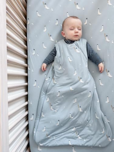 Image of GUNAMUNA gunamuna Unisex Baby, Toddler Wearable Blanket, Sleeping Bag Bamboo Rayon, Sleep Sack with Diaper Zipper, 1.0 TOG