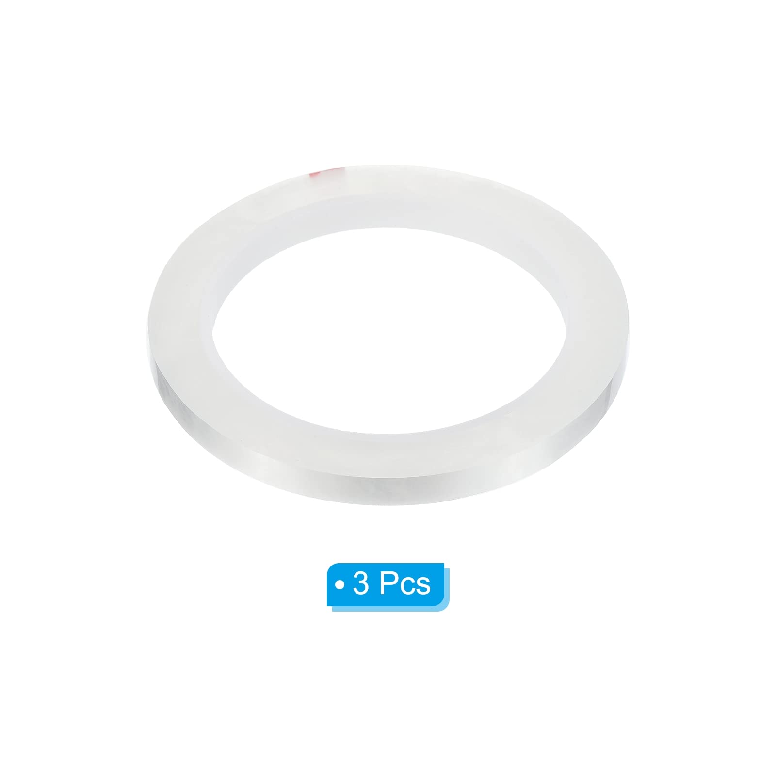 PATIKIL Whiteboard Tape 8mm X 66m, 3 Pack Thin Dry Erase Tape for Graphic Chart Marking DIY Art Transparent - Image 3