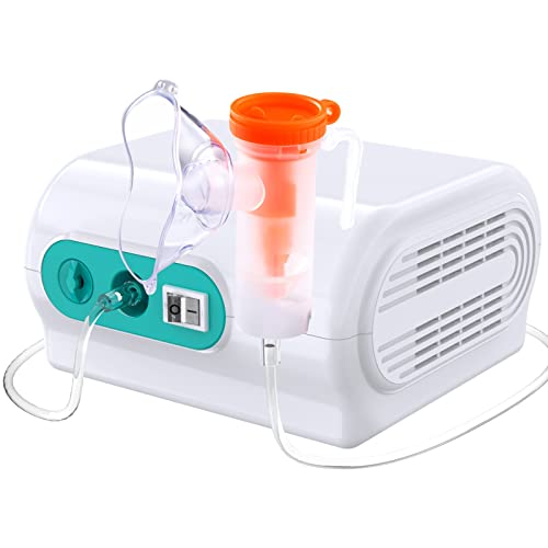 Nebulizer Breathing Machine with 1 Set of Nebulizer Replacement Kits, Pro Compact Cool Mist Inhaler for Kids Adults Home Use Travel Nebulizer Breathing Machine with 1 Set of Nebulizer Replacement Kits, Pro Compact Cool Mist Inhaler for Kids Adults Home Use Travel