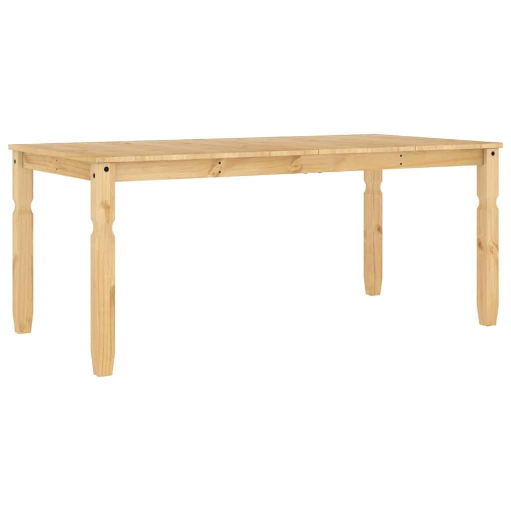 vidaXL Mesa de Comedor Corona Madera Maciza de Pino 180x90x75 cm, Mesa de Cocina, Muebles de Comedor, Mesa de Comedor de Granja, Mesa de Restaurante