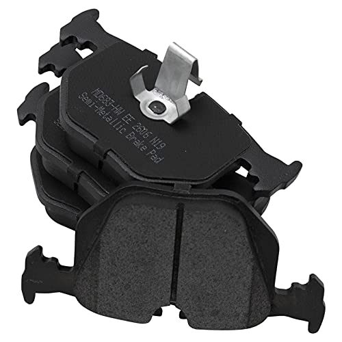 Image of TRQ Rear Brake Pad & Rotor Kit, with Chemical Kit Parking Brake Shoe Set Semi-Metallic Compatible with 2003-2005 Land Rover Range Rover