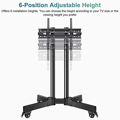 Soporte móvil para TV de piso, ajustable para 32-75 pulgadas miniatura 3