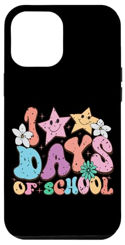 Carcasa para iPhone 12 Pro Max 100 días de escuela Retro Fun Vibes