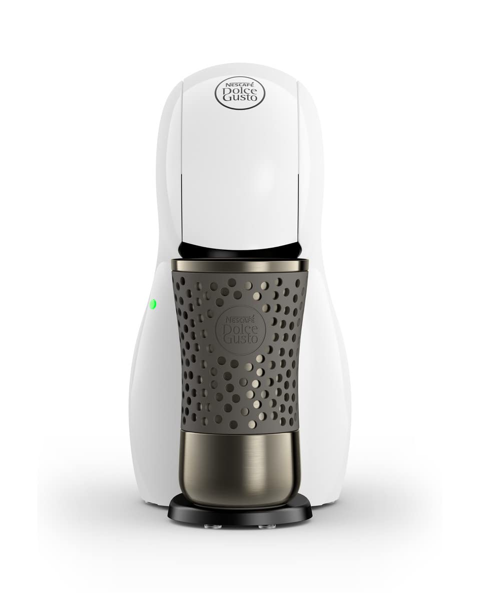 Dolce Gusto De'Longhi Nescafé - EDG110.WB, Macchina per caffè automatica, per caffè e altre bevande, colore bianco