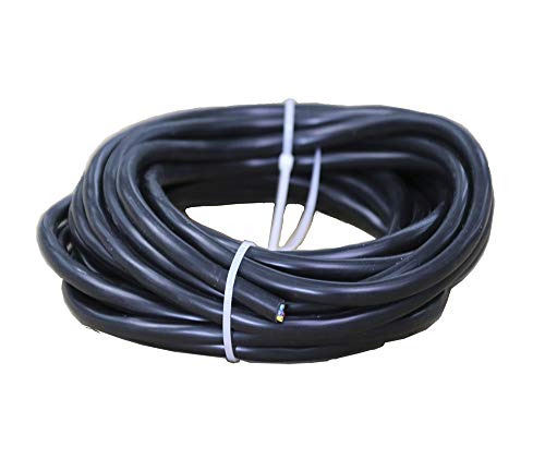 TOPENS 25FT Extension 5 Conductor Cable Original Core Wire for Gate Openers Arm Actuator Accessories 25 Feet Black