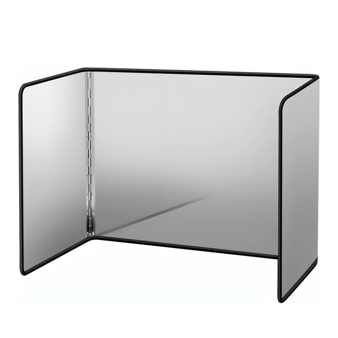 Splatter Guard 3 Side Fold Kitchen Supplies Cooking Anti Foldable Kitchen Backsplash Protector for Stove Top Splatter Guard Grease Stainless Steel Nonstick Barrier