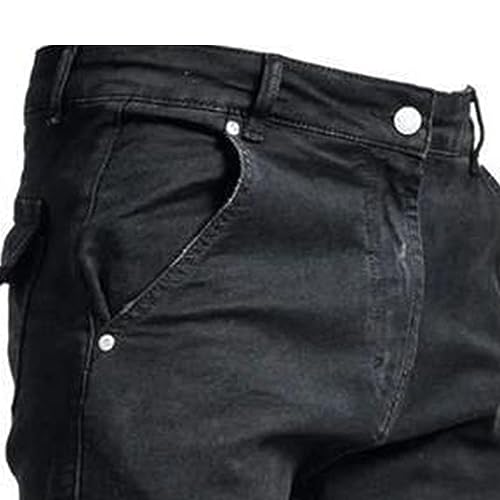 Men Multi-Pockets Denim Pants Cargo Side Pocket Men Pencil Jeans Hip Hop Cargo Jean Trousers Joggers2