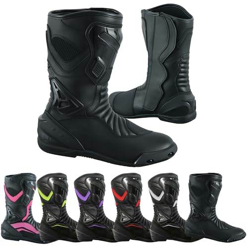 SAGA MOTO Women's Motorcycle Boots