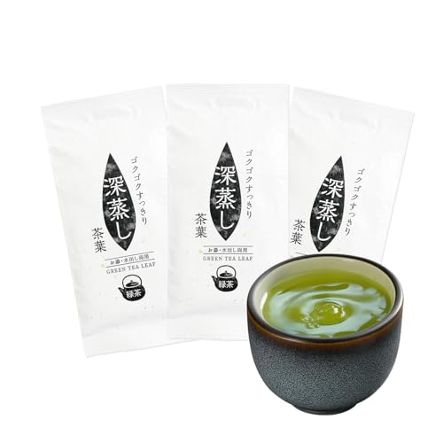 みずたま農園製茶場 静岡深蒸し茶 茶葉 100g×3袋