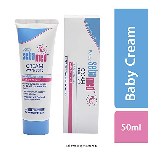 Image of Sebamed Baby Cleansing Bar - 100 G And Sebamed Baby Cream Extra Soft, 50Ml