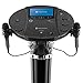 Singing Machine iSM1030BT Bluetooth Karaoke Pedestal, Karaoke Machine with Speakers, Black