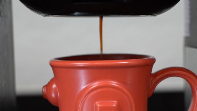 Fire Department Coffee - Vanilla Bourbon Coffee - Gives Back to Firefighters - Vanilla Bean Bourbon Infused Whole Bean - Non-Alcoholic - Roasted in the USA - Veteran Owned - 12 oz