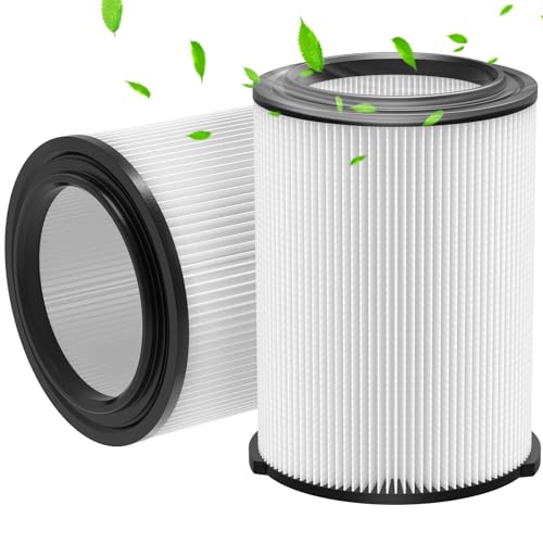 2 pack vf4000 replacement filter for ridgid standard wetdry vac filter vf4000 compatible with ridgid vacs wet dry 5-20 gal 6-9 gal husky vacuum amp craftsman shop vacuum 17816 9-17816