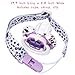 Somniumnight Cute Adult Size Pacifier: Large Shield Paci for Anxiety with Bats Clip - Bad Rock Bunny Big Binky for Autism with Case - Rabbit Soft Silicone Nipple for Sleep