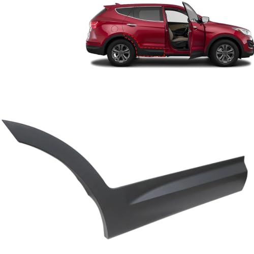 SecosAutoparts Lower Door Molding Rear Right Side Compatible with Hyundai Santa Fe 3.3L 2013-2018 Replace# 87732-B8000CA, 87732B8000CA