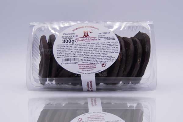 Palmeras de Chocolate, 300g, Galletas con Cobertura de Cacao