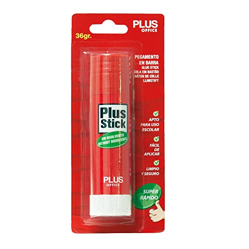 Plus Office - Plus Stick Pegamento en Barra, 36 gramos