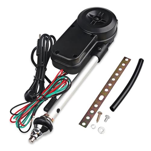 Antenne voiture télescopique 12V anti-grésillement et anti-vol
