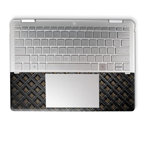 Image of MightySkins Carbon Fiber Skin Compatible with HP Spectre x360 14 inch (2022) Full Wrap Kit - Black Wall | Protective, Durable Textured Carbon Fiber Finish | Easy to Apply | Made in The USA