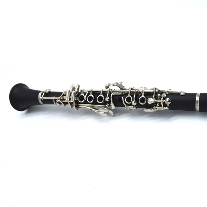E-flat Bakelite body niklowany 17-klawiszowy instrument klarnetowy dla początkujących do zabawy