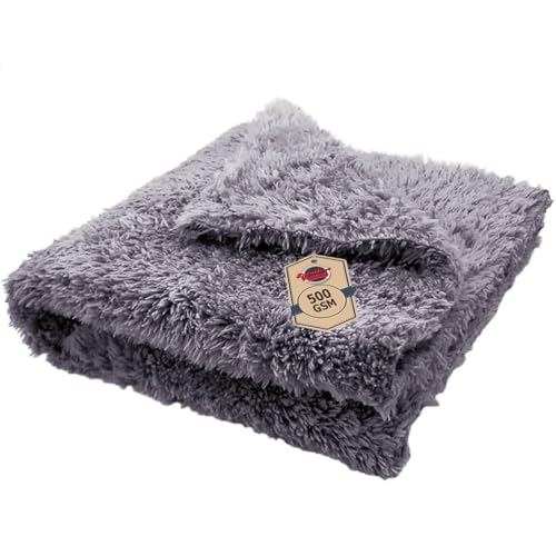 Car Windscreen Demister Towel – 40x40cm 500GSM – Ultra-Absorbent, Streak-Free Microfibre Cloth for Fast Defogging & Drying – Dual-Layer Orange & Grey Design – Ideal for Windows, Mirrors & Interiors