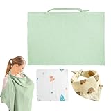ATBUSS 1 Stück Baby-Stilldecke, 1 Stück Mullspeicheltuch, 1 Stück Dreiecklätzchen, Anti-Spuck-Babylätzchen, Produkte Für Mutter Und Kind.