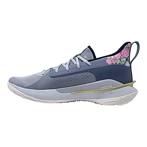 Under Armour Tênis de basquete infantil Curry 7, Cinza (Mod Gray), Halo Grey), 7 Big Kid