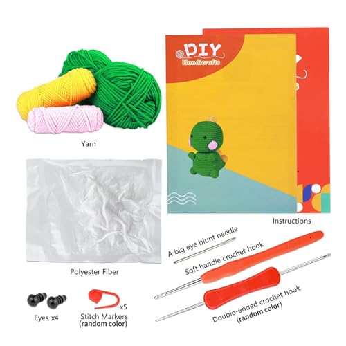 Kits de crochet pour poupées débutantes avec guide pas à pas simple - 2