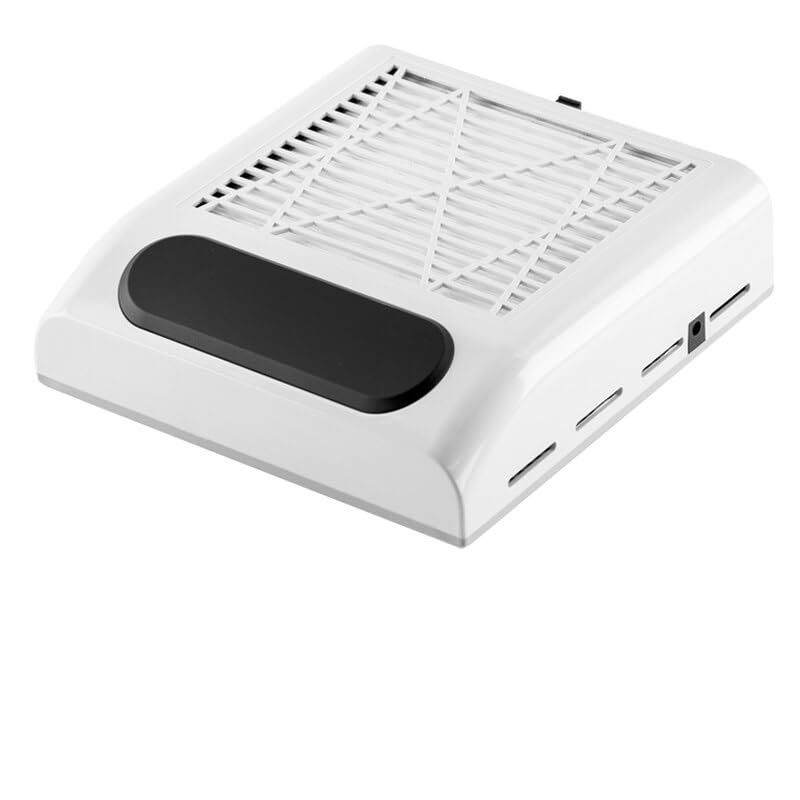 Equipo extractor de polvo de uñas con ventilador potente y filtro de limpieza rosa