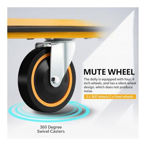 Carretilla plegable grande con capacidad 330 lbs miniatura 6