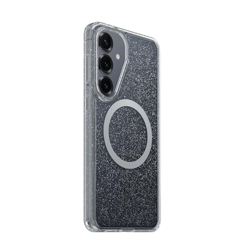 Image of OtterBox Samsung Galaxy S26+ Symmetry Series Case - Stardust 4.0, Clear, Thin, Glitter Samsung Phone Case, Built-in Fast Charge Magnets & Raised Edges