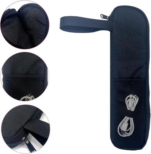 Image of Wanty Protective Nylon Black Travel Pouch Bag Compatible with Epson Workforce ES-50 / ES-60W /DS-30 / DS-70 Portable Sheet-Fed Document Scanner