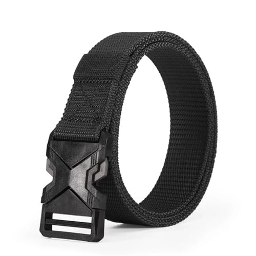 1PCS Men's Buckle Belt, Outdoor Insert Buckle Versatile Nylon Canvas Belt4