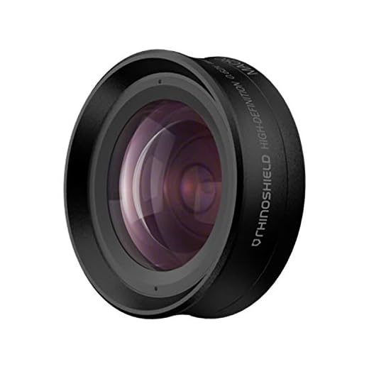 RhinoShield Objectif Photo - Grand Angle HD 4K + Macro [Fixation baïonette]