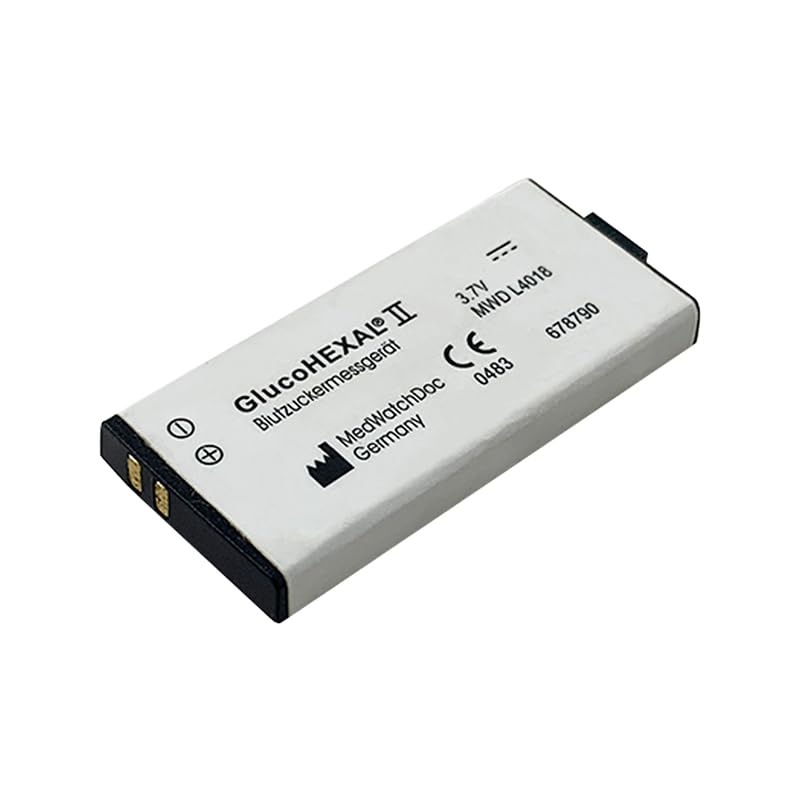 Gl.ucoHE.XIAL MWD14018 für Bl.utzuckermessgerät 3,7 V Lithium Batterie