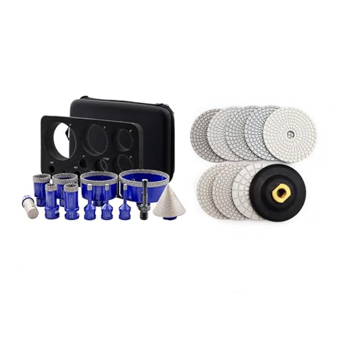 Kit de Brocas Diamantadas para Porcelana y Mármol miniatura 1